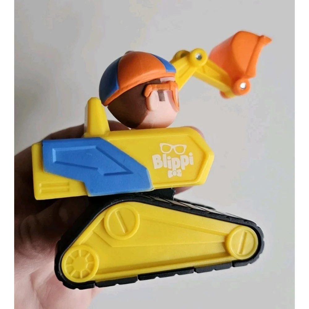 Blippi Mini Vehicles Lot of 3 - Excavator, Garbage Truck & Blippi Mobile 2019